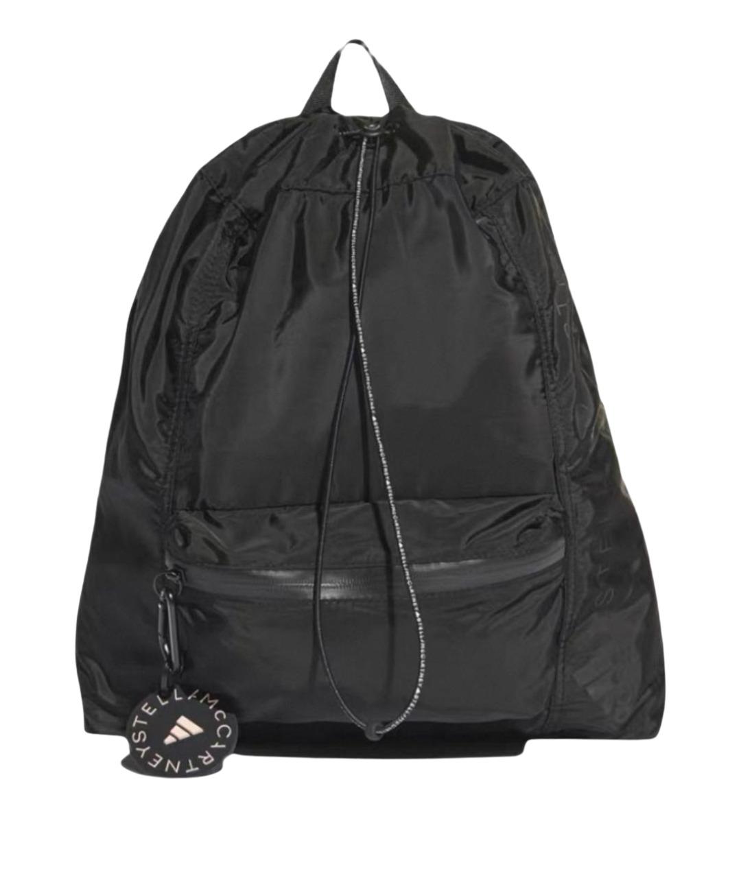 ADIDAS BY STELLA MCCARTNEY Черный тканевый рюкзак, фото 1