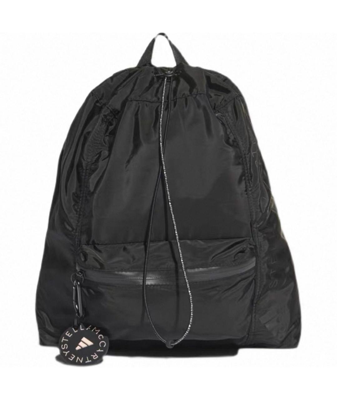 ADIDAS BY STELLA MCCARTNEY Черный тканевый рюкзак, фото 9
