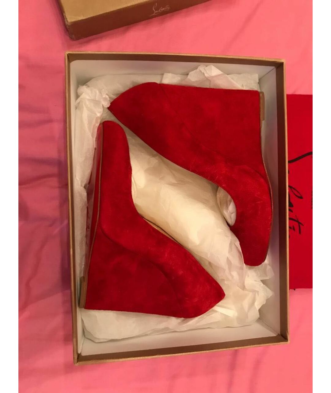 CHRISTIAN LOUBOUTIN Замшевые туфли, фото 5