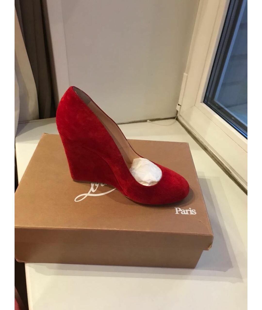 CHRISTIAN LOUBOUTIN Замшевые туфли, фото 9