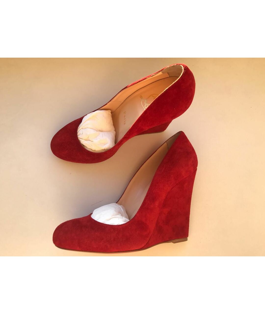 CHRISTIAN LOUBOUTIN Замшевые туфли, фото 6