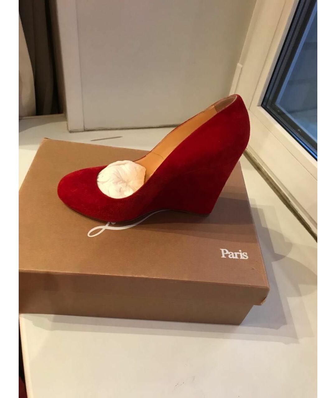 CHRISTIAN LOUBOUTIN Замшевые туфли, фото 7