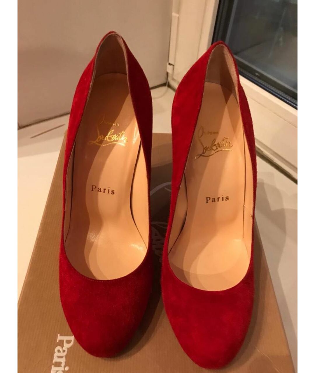 CHRISTIAN LOUBOUTIN Замшевые туфли, фото 2