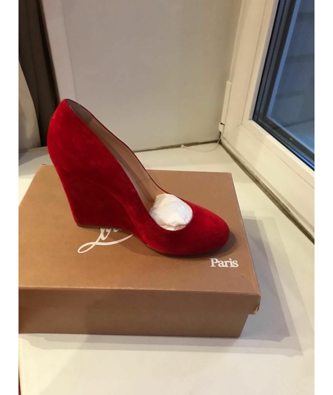 CHRISTIAN LOUBOUTIN Замшевые туфли, фото 8