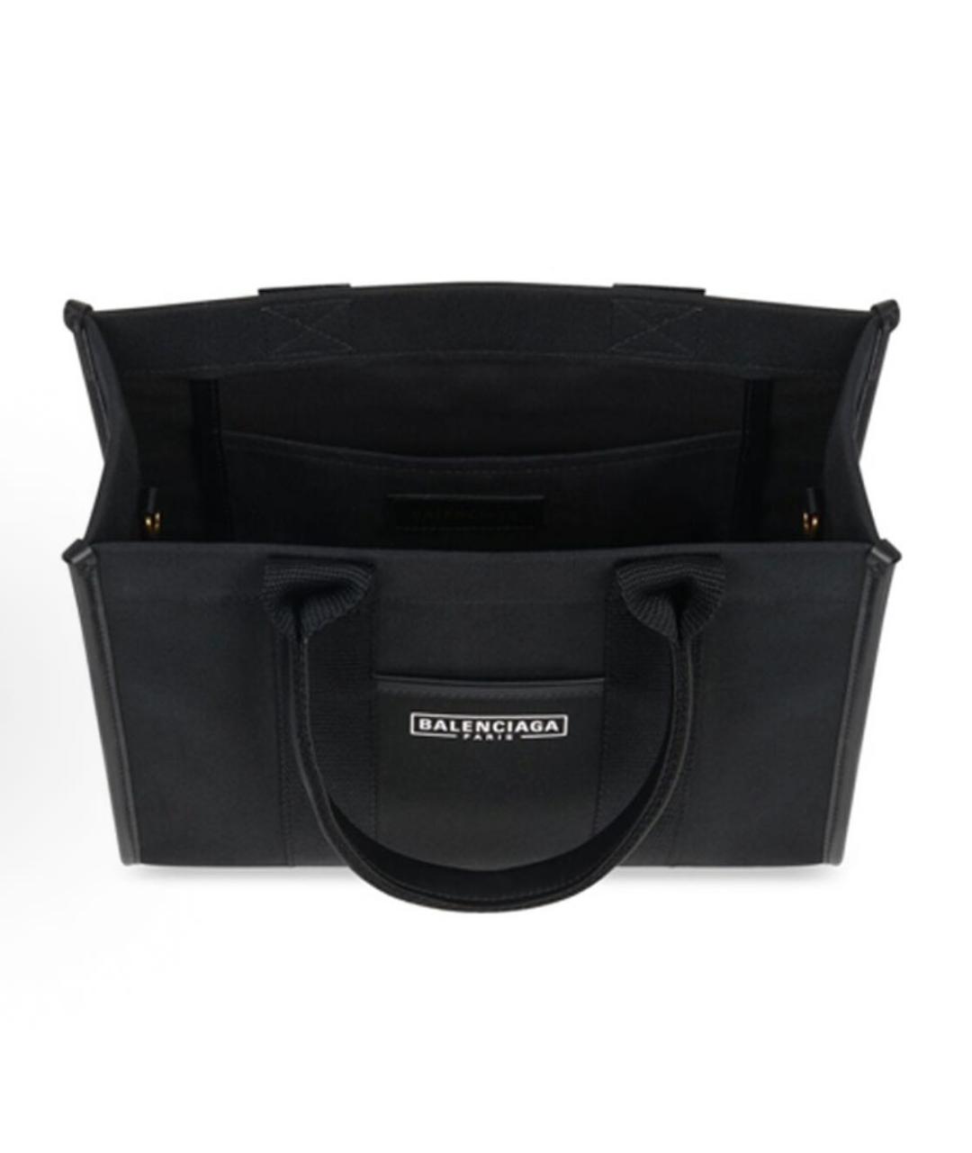 BALENCIAGA Черная кожаная сумка с короткими ручками, фото 5