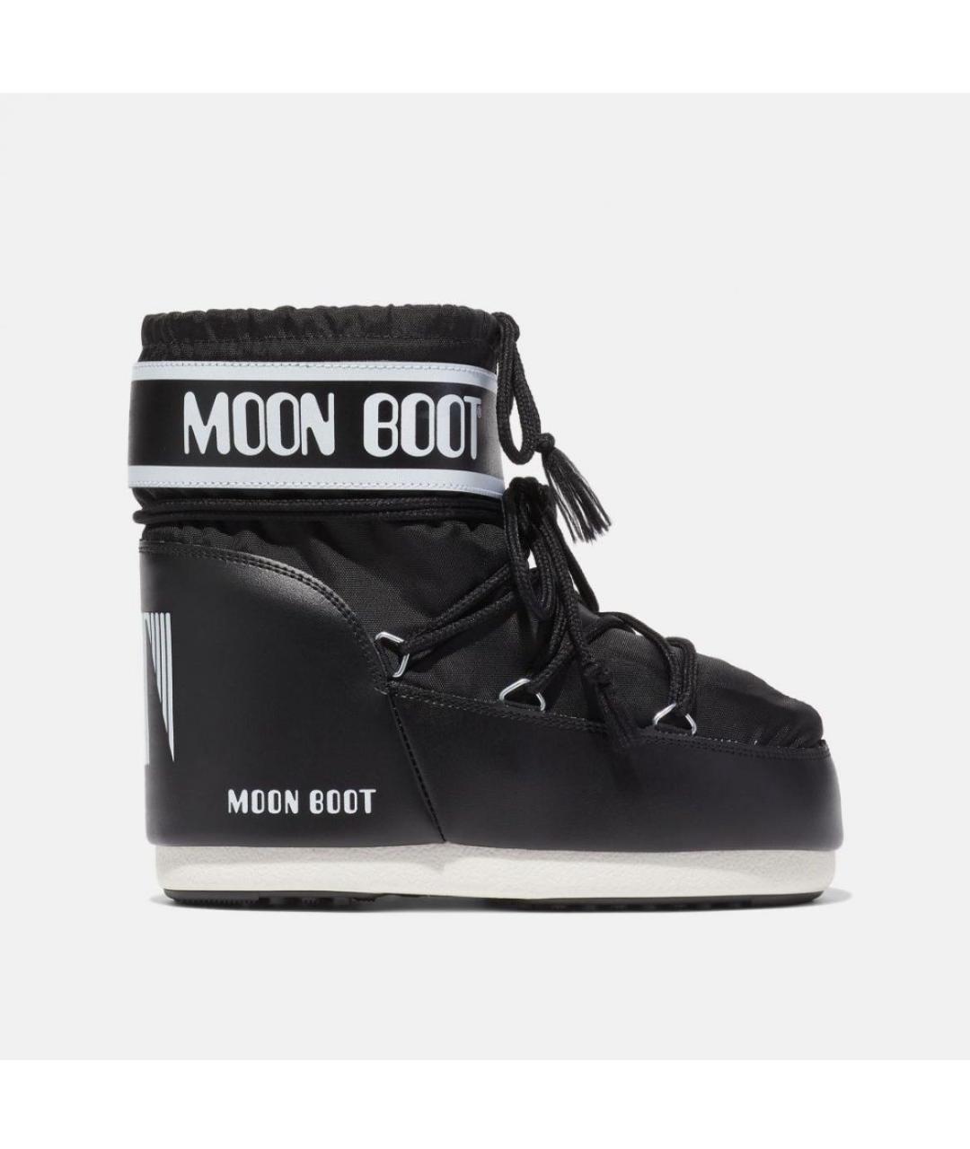 MOON BOOT Черные высокие ботинки, фото 3