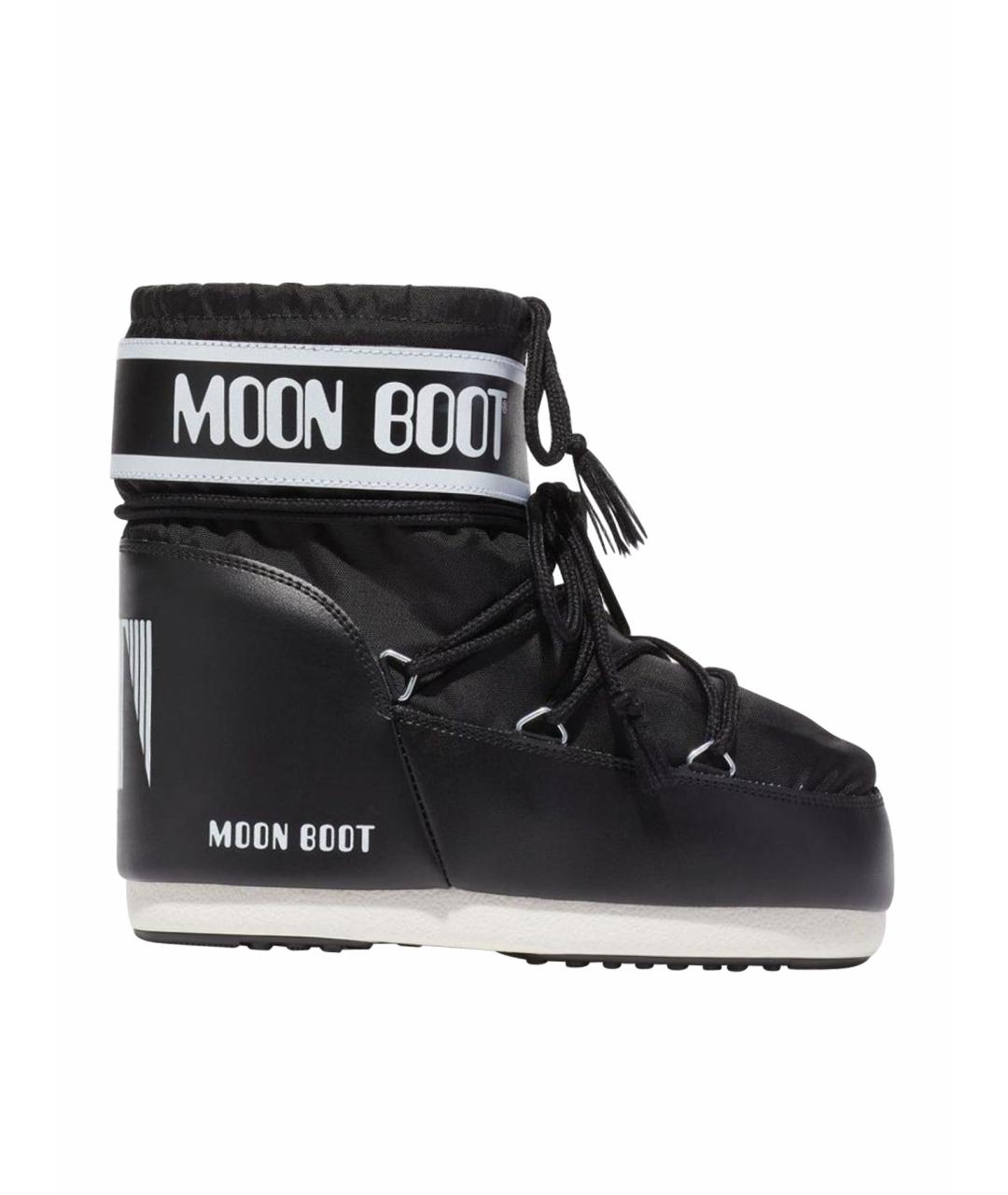 MOON BOOT Черные высокие ботинки, фото 1