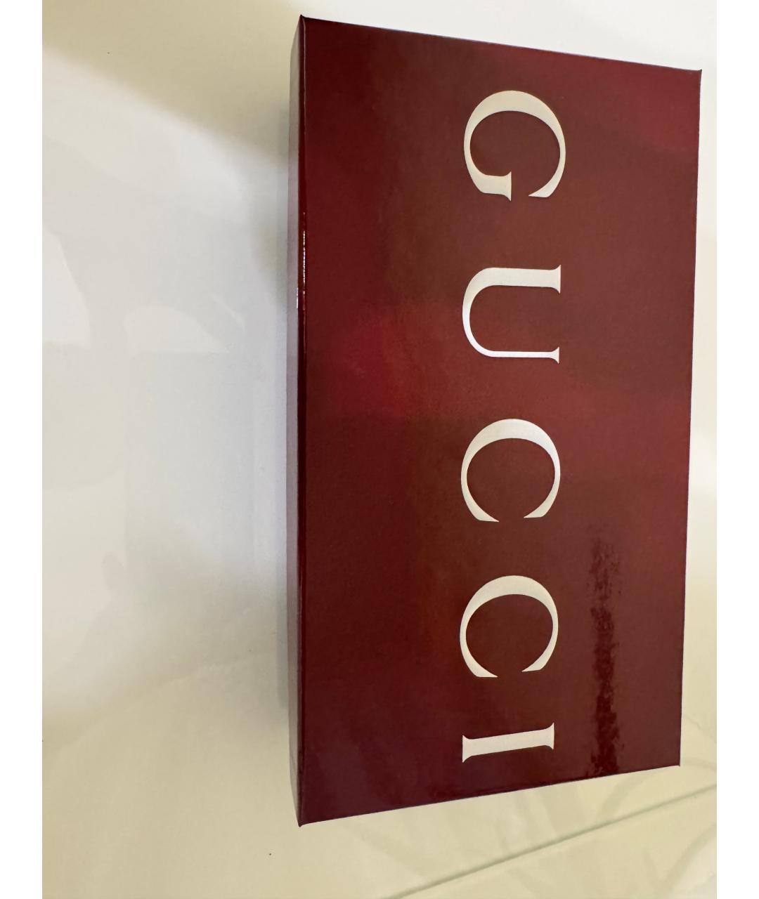 GUCCI Черный кожаный кошелек, фото 5