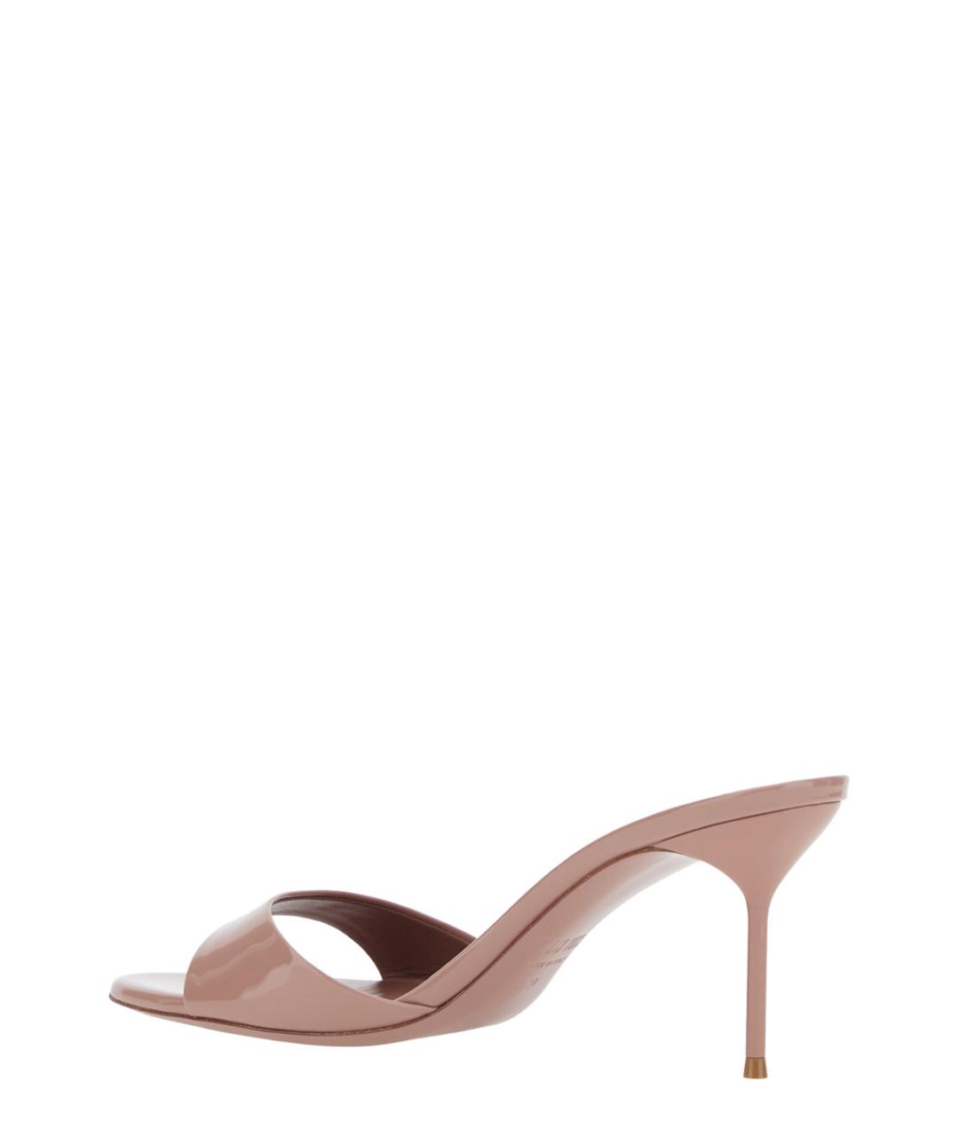 PARIS TEXAS Розовые мюли из лакированной кожи, фото 2