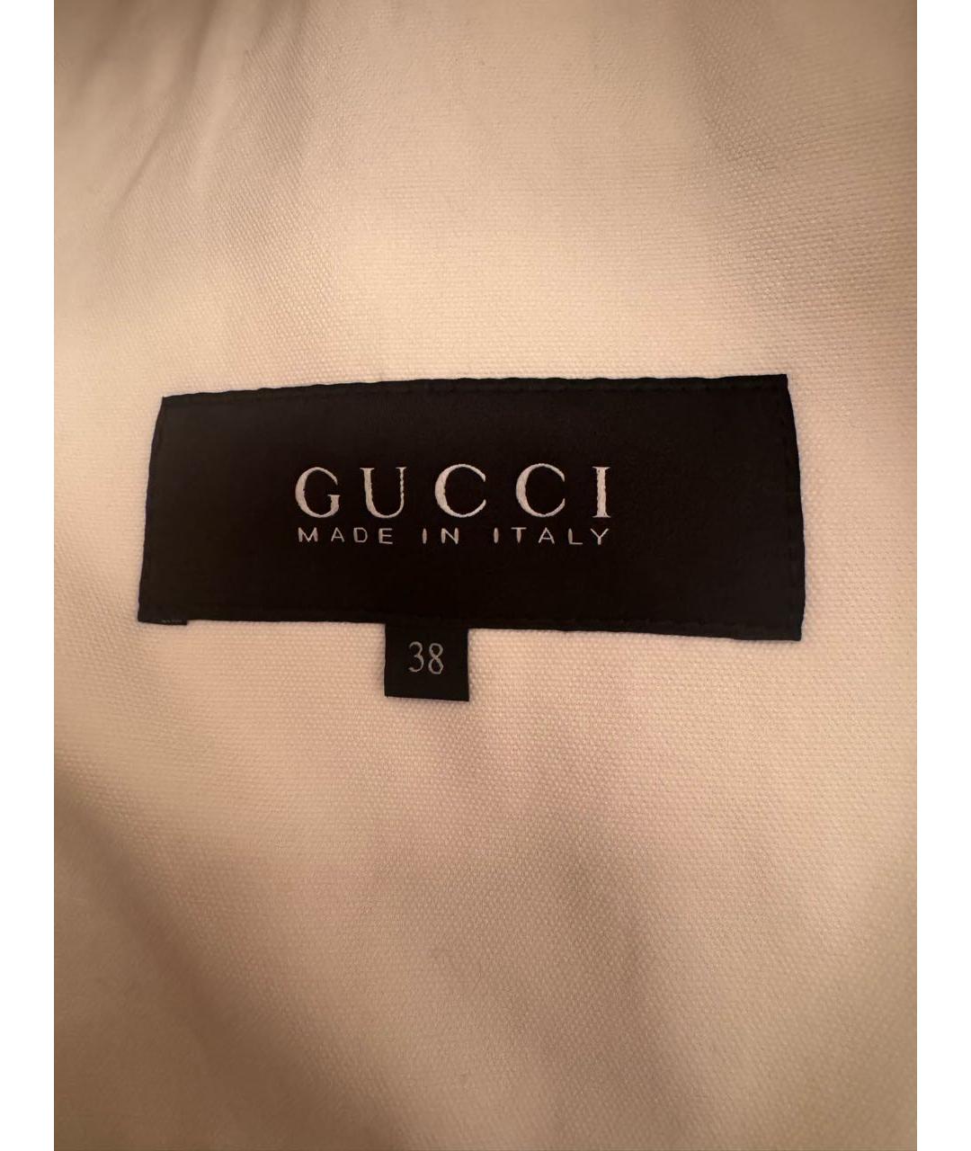 GUCCI Белая деним парка, фото 5