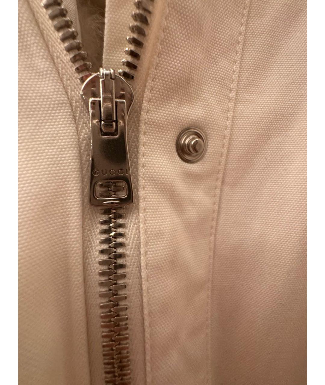 GUCCI Белая деним парка, фото 4