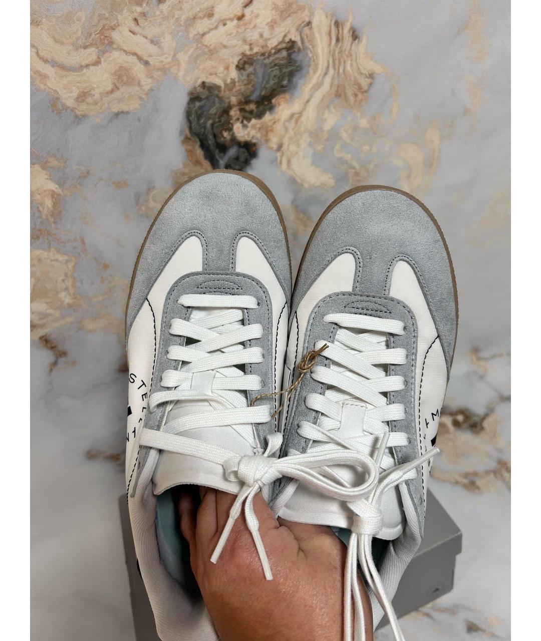 ADIDAS BY STELLA MCCARTNEY Белые кожаные кеды, фото 6