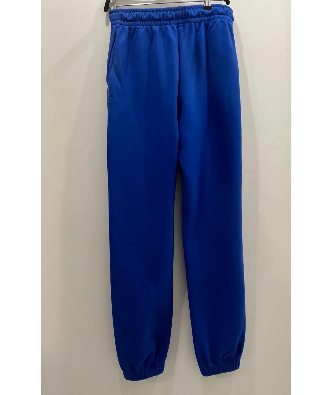 CELINE Синие хлопковые спортивные брюки и шорты, фото 3