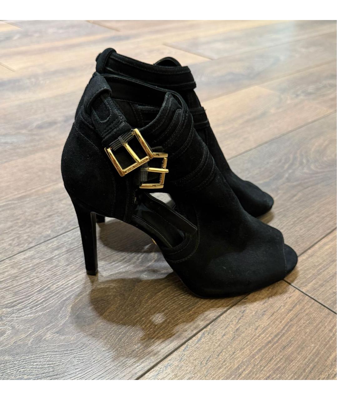 MICHAEL KORS Черные бархатные туфли, фото 6