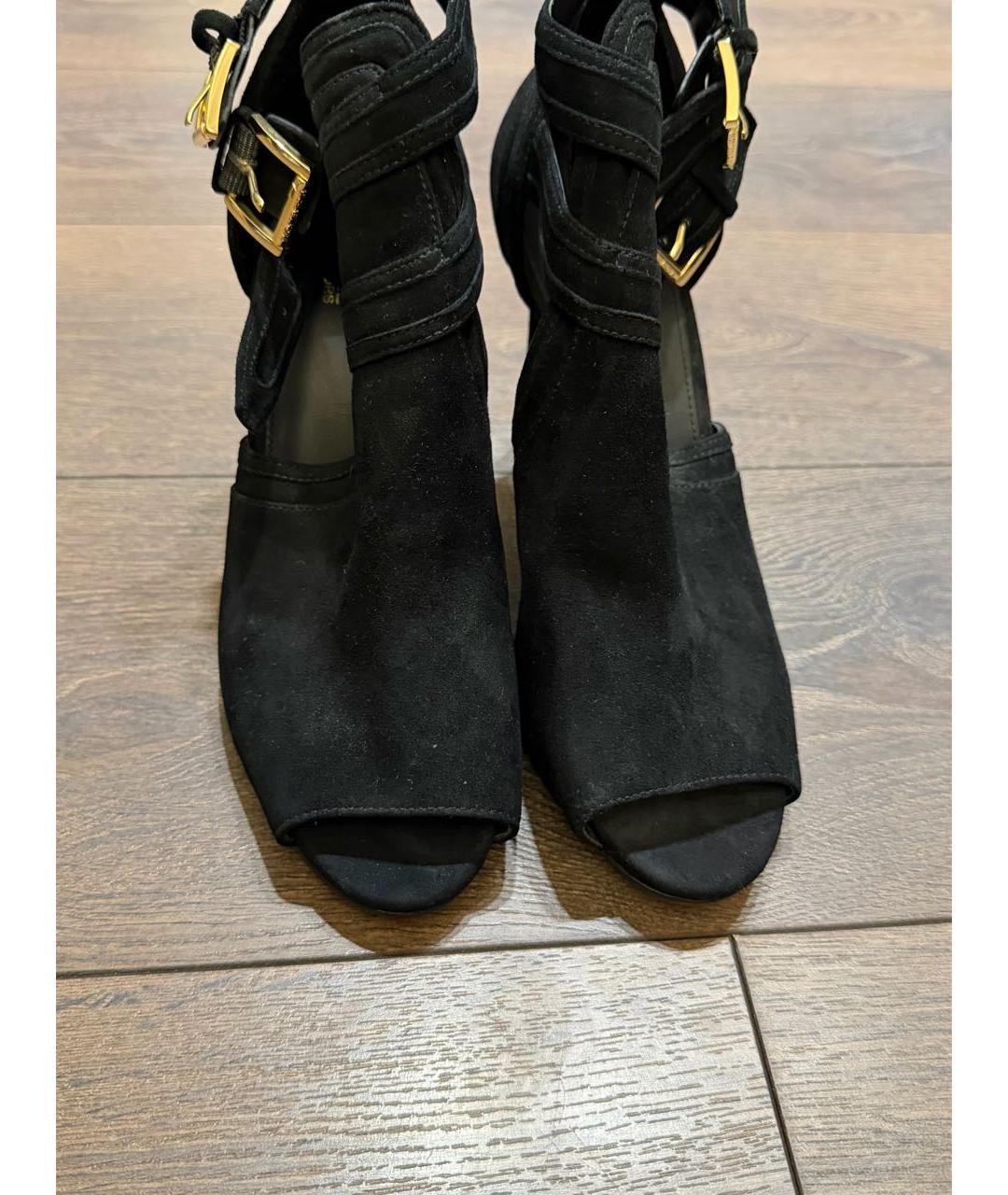 MICHAEL KORS Черные бархатные туфли, фото 2