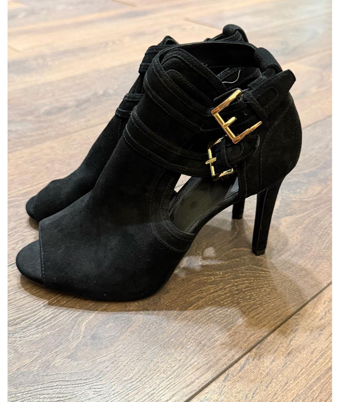 MICHAEL KORS Черные бархатные туфли, фото 3