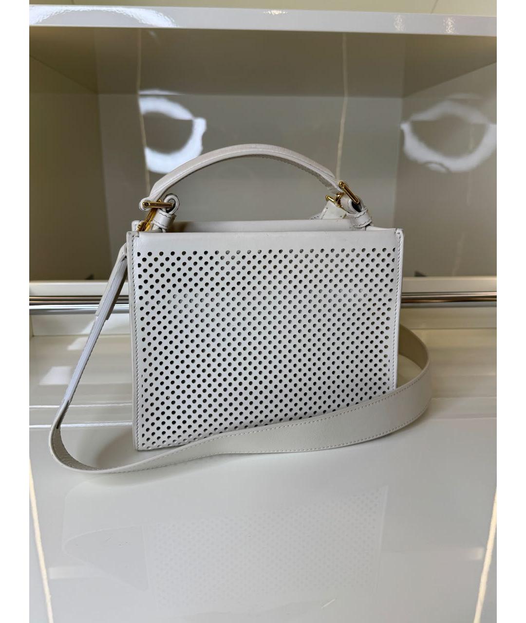 TOM FORD Белая кожаная сумка через плечо, фото 2