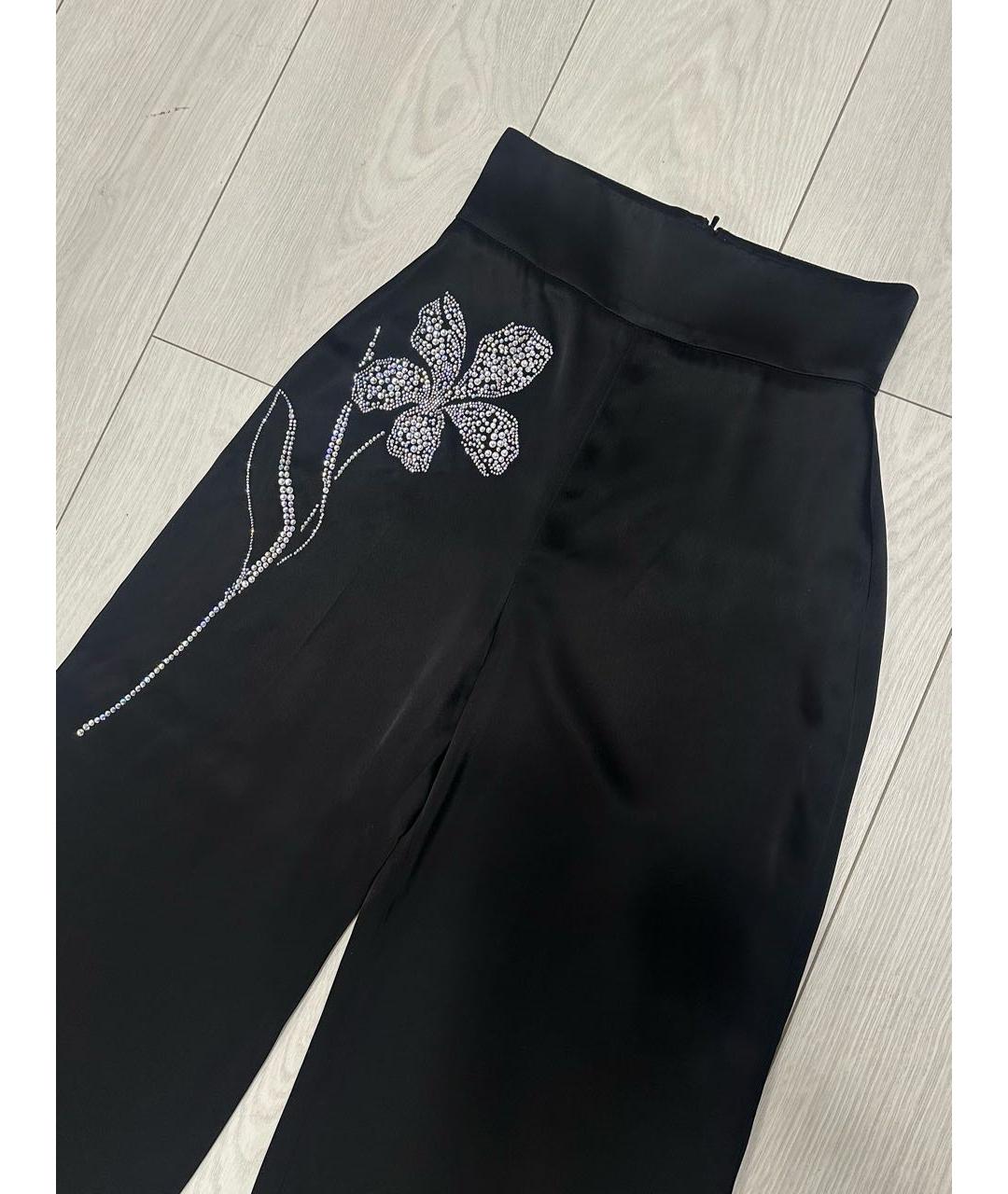 DAVID KOMA Черные брюки широкие, фото 4