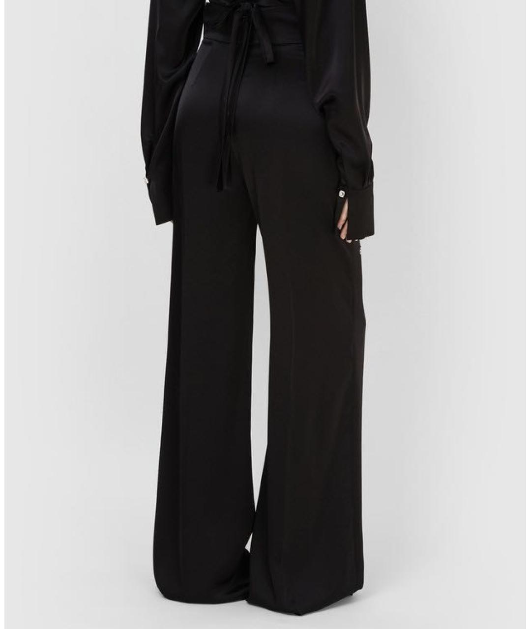 DAVID KOMA Черные брюки широкие, фото 3