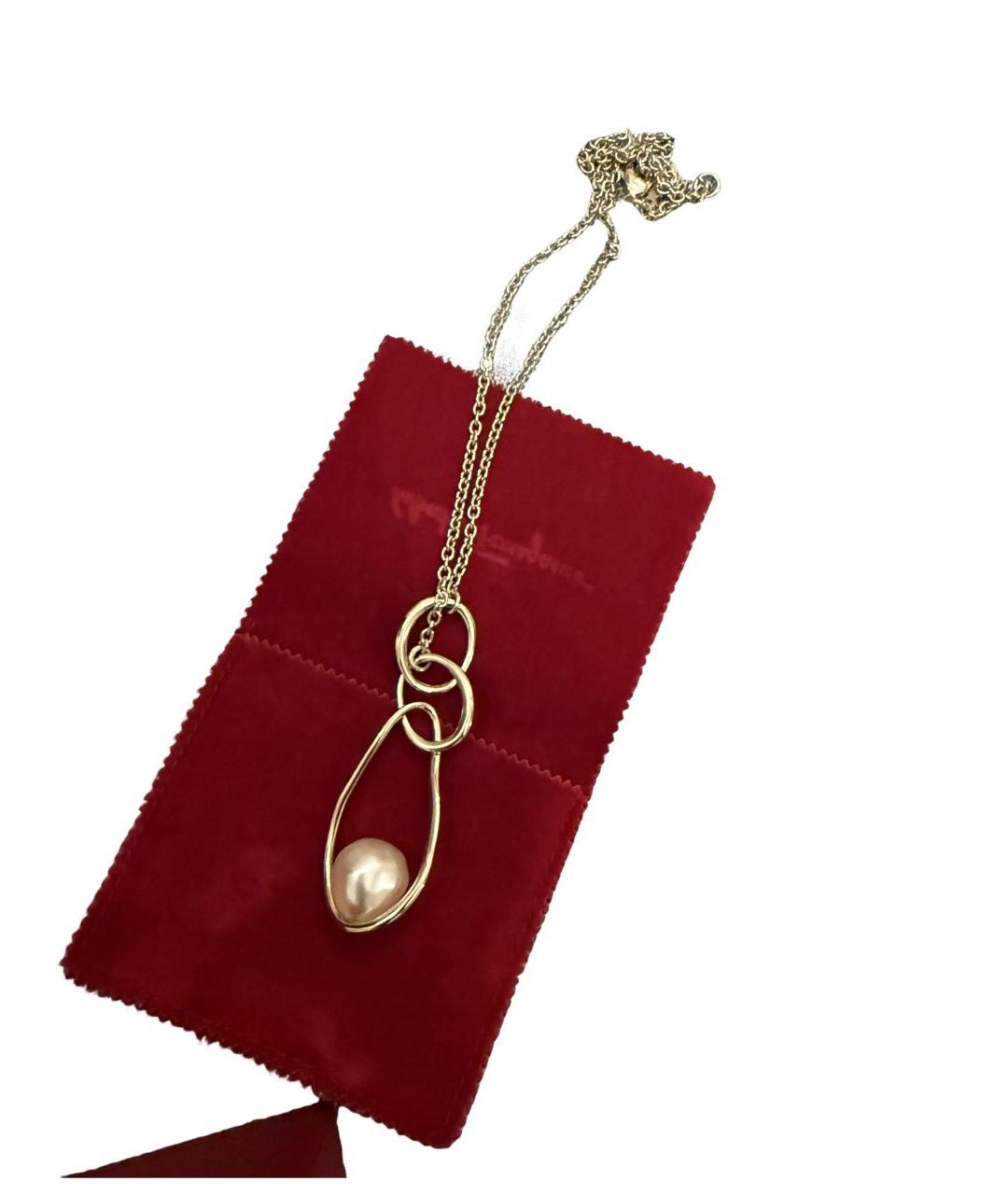 FERRAGAMO Золотой латунный кулон, фото 7