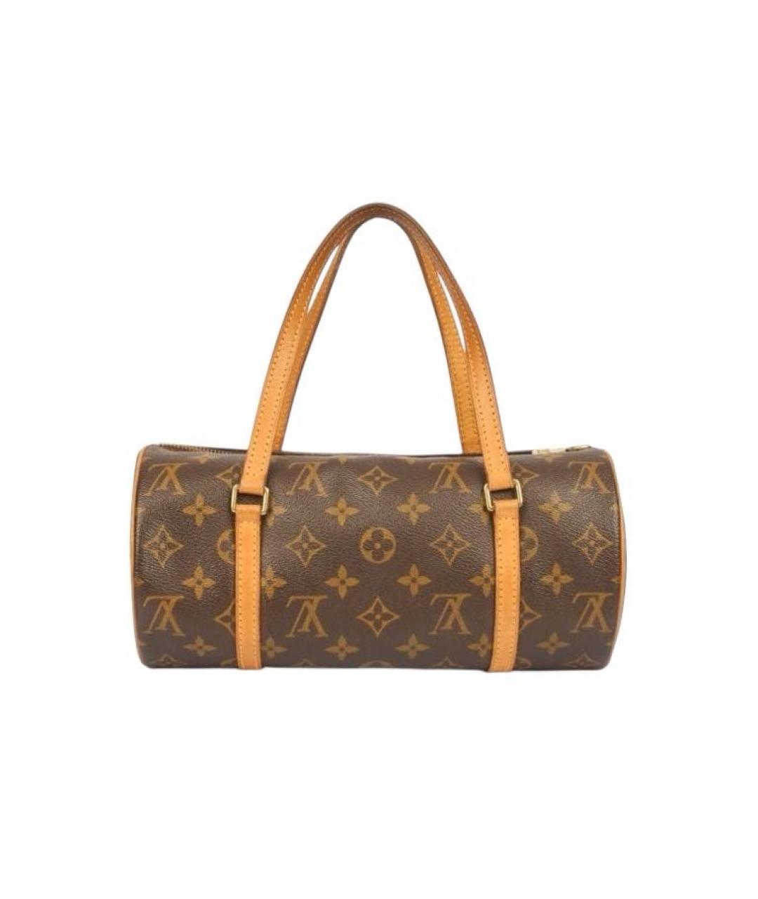 LOUIS VUITTON Коричневая сумка с короткими ручками, фото 8