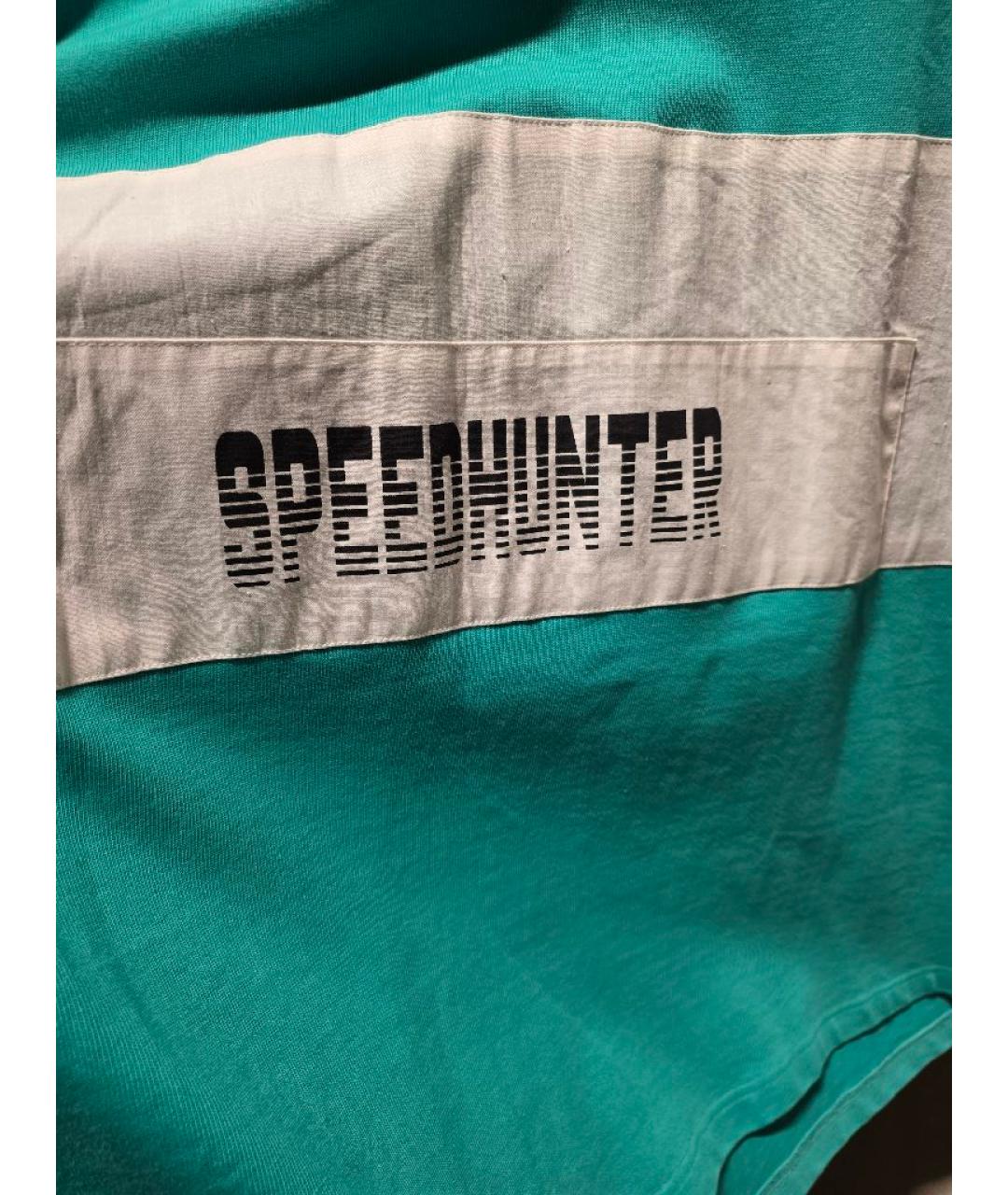 BALENCIAGA Бирюзовое поло с коротким рукавом, фото 3