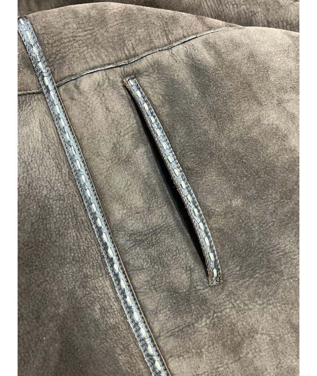 FENDI Коричневая меховая дубленка, фото 8