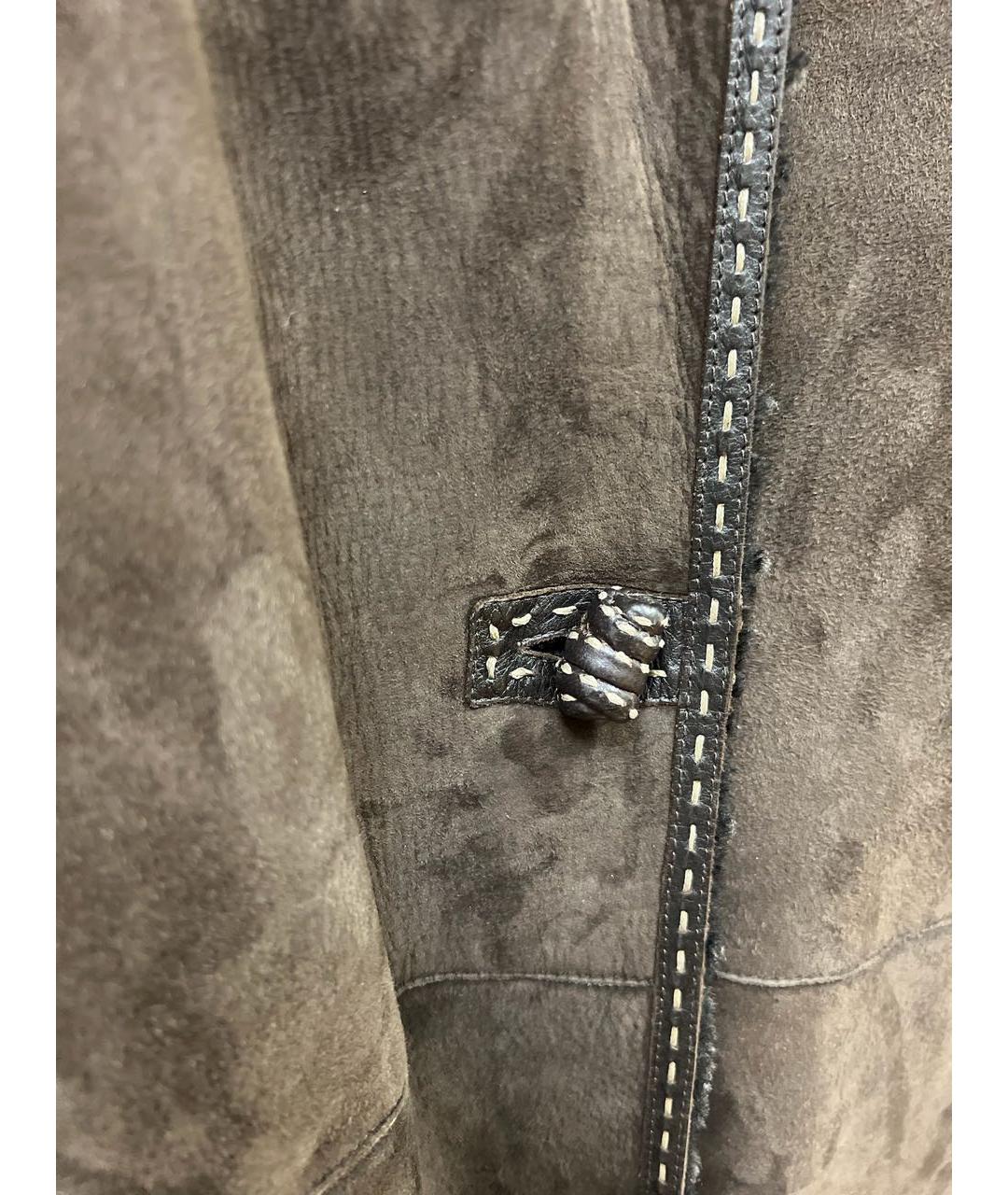 FENDI Коричневая меховая дубленка, фото 6