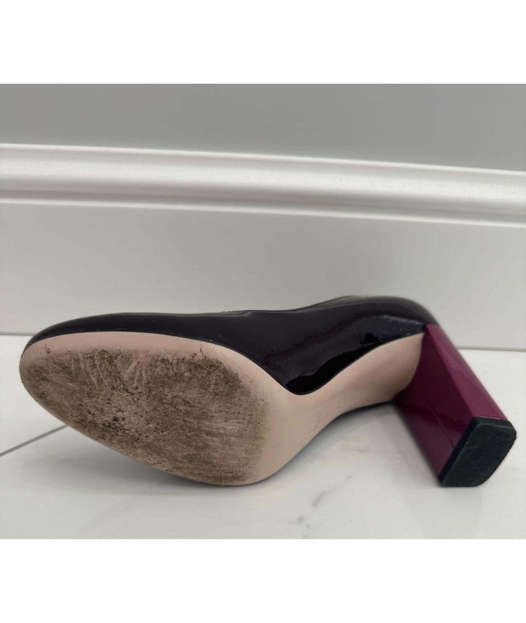 FENDI Фуксия туфли из лакированной кожи, фото 5