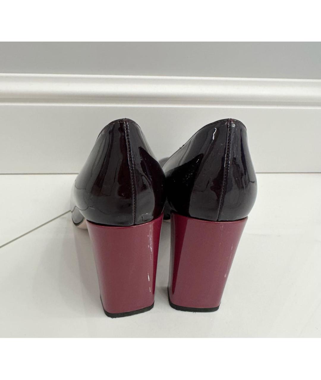 FENDI Фуксия туфли из лакированной кожи, фото 3