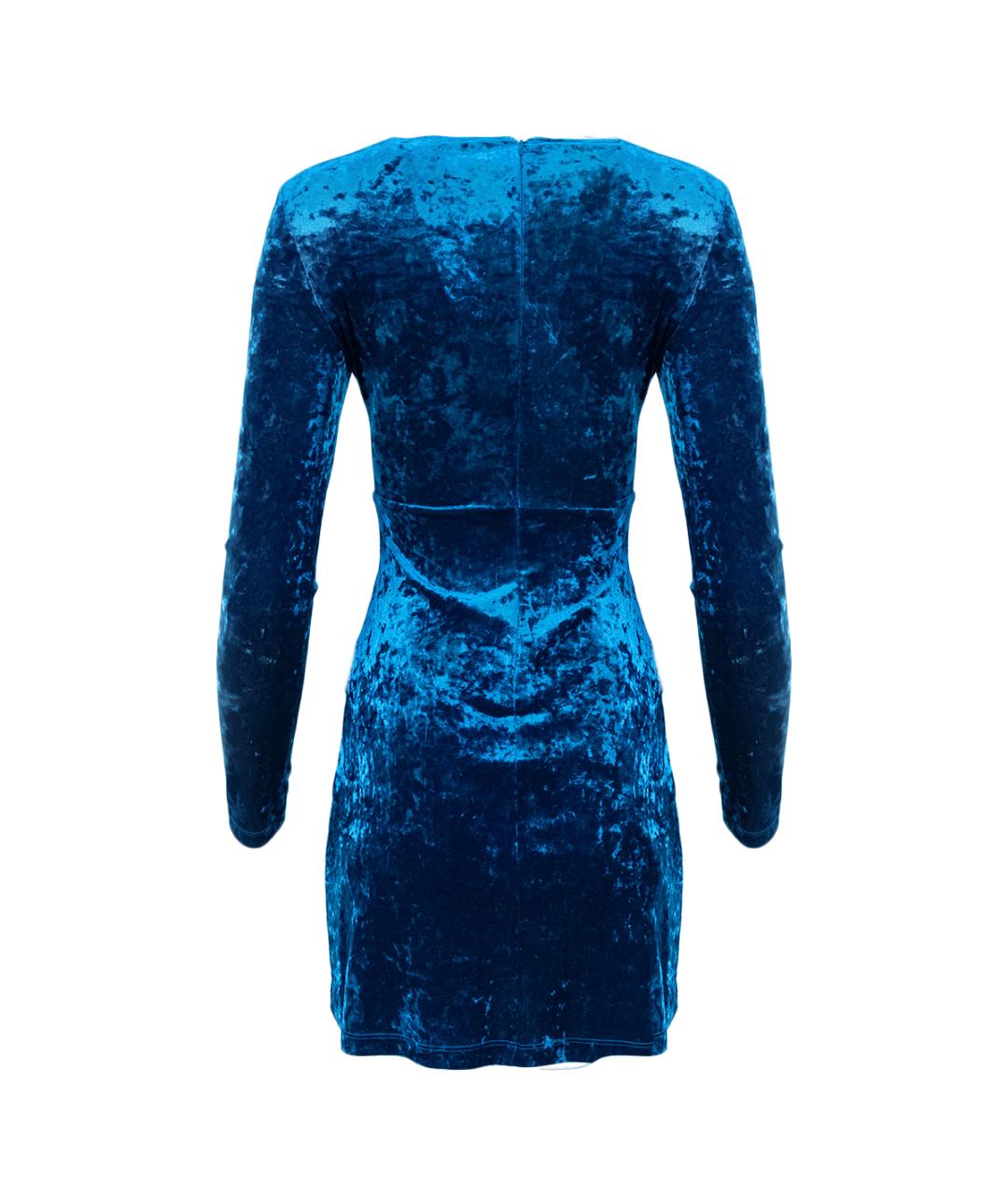 MAJE Синее повседневное платье, фото 2