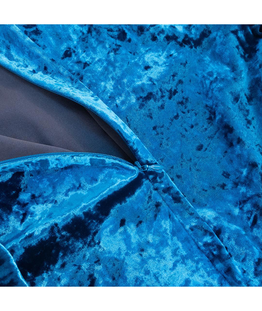 MAJE Синее повседневное платье, фото 6