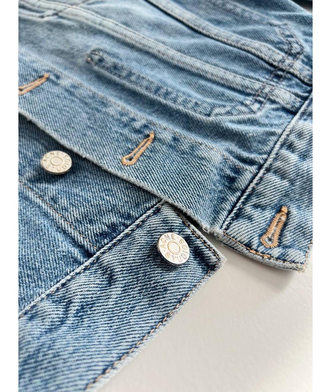 ACNE STUDIOS Голубая деним куртка, фото 5