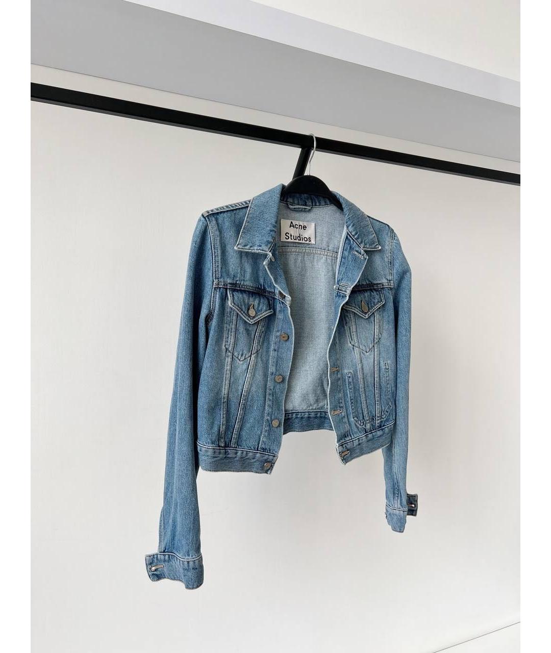 ACNE STUDIOS Голубая деним куртка, фото 3