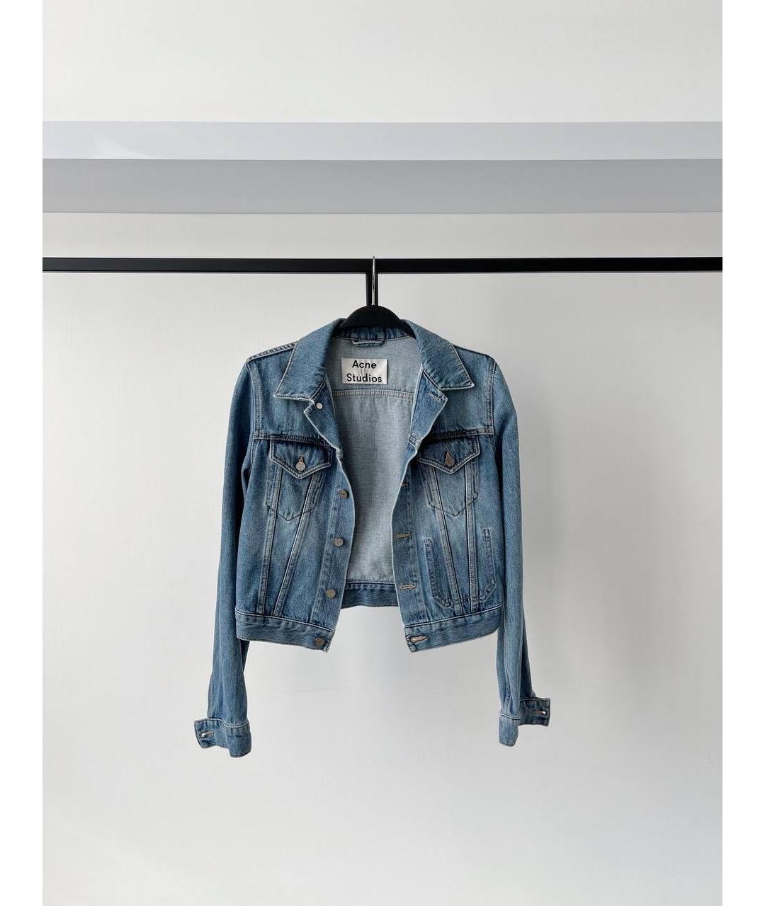 ACNE STUDIOS Голубая деним куртка, фото 9