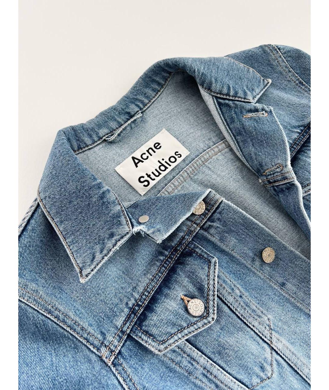 ACNE STUDIOS Голубая деним куртка, фото 4