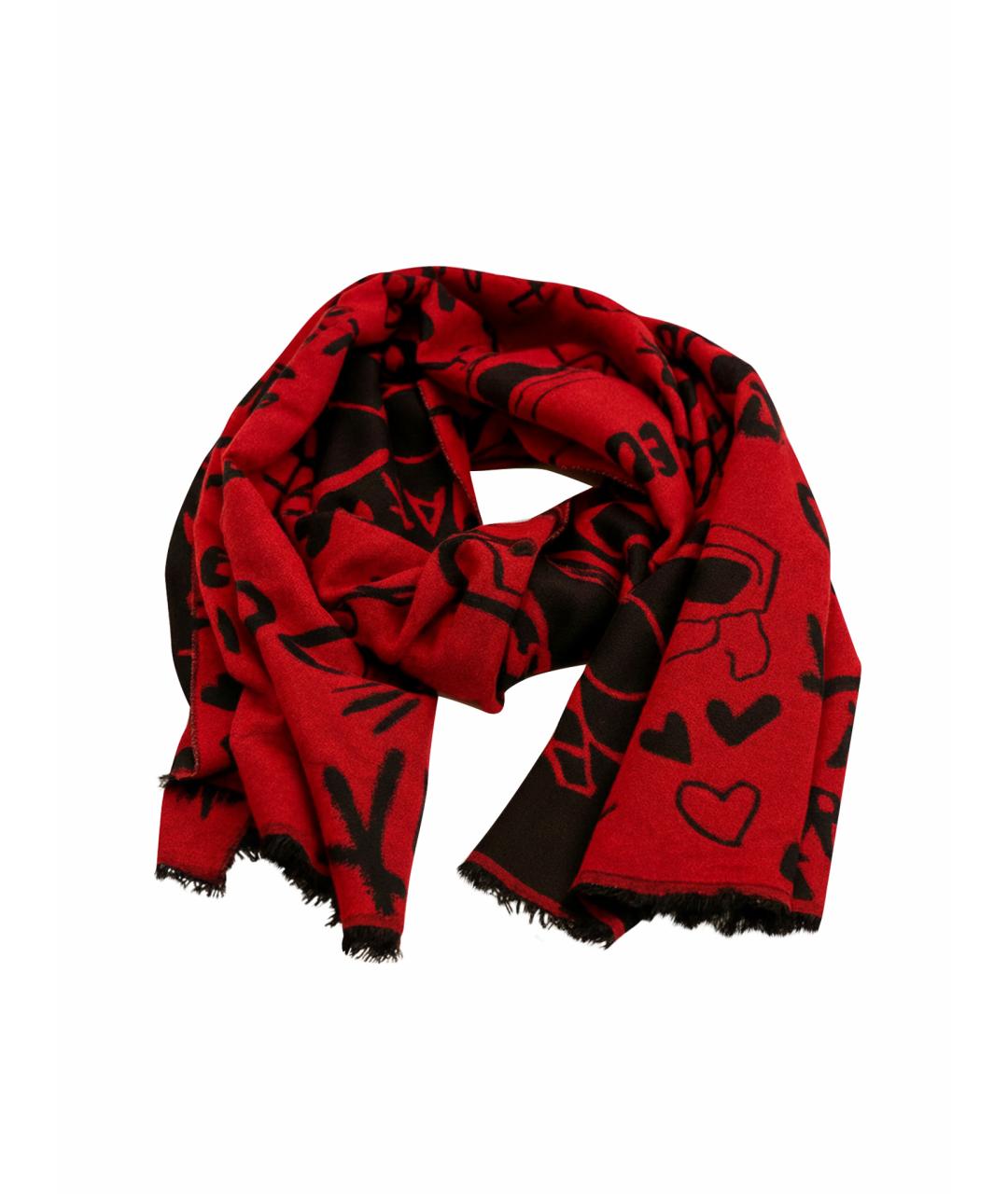KARL LAGERFELD Красный шарф, фото 1
