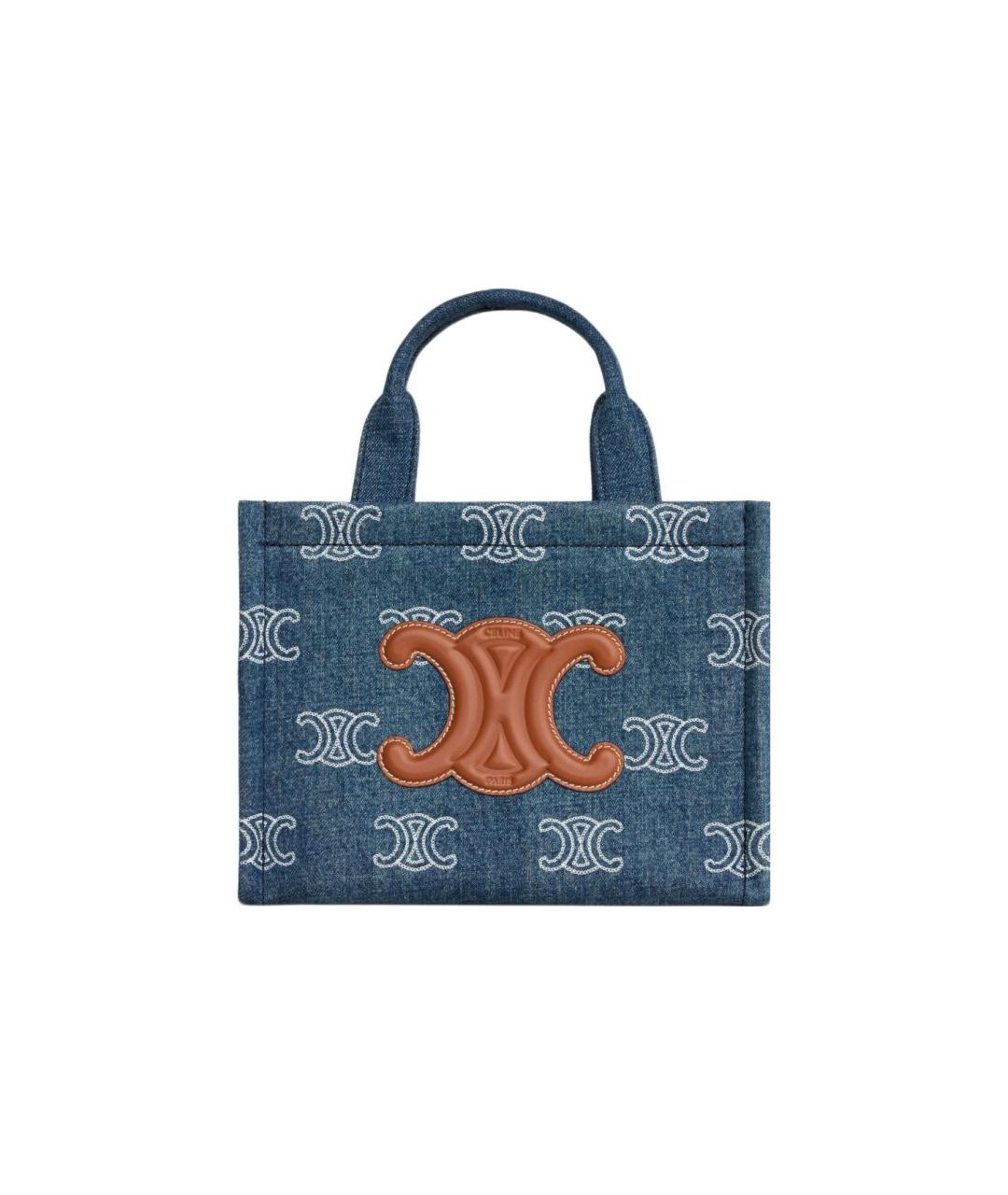 CELINE Синяя сумка через плечо, фото 1