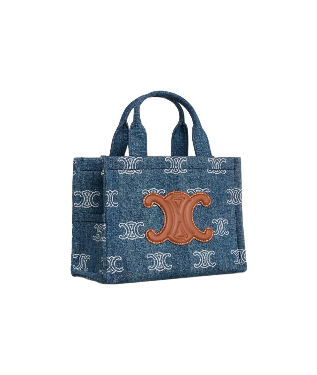 CELINE Синяя сумка через плечо, фото 2