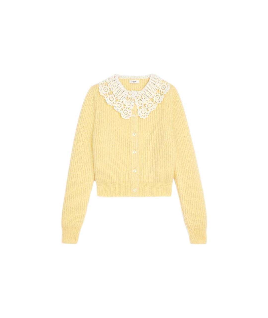 CELINE Желтый джемпер / свитер, фото 1