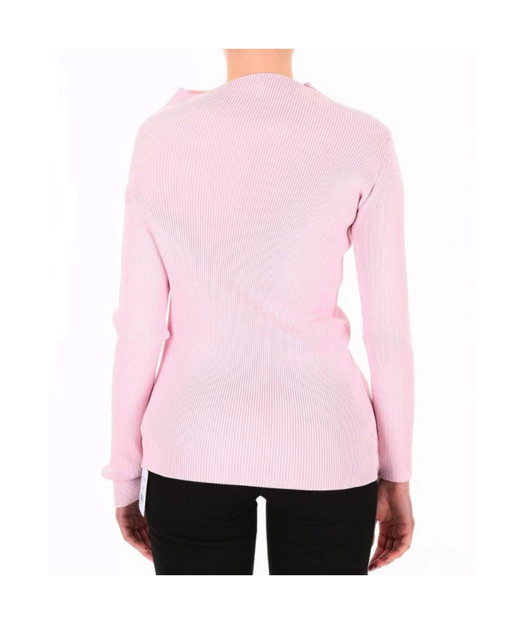 CELINE Розовый шерстяной джемпер / свитер, фото 4