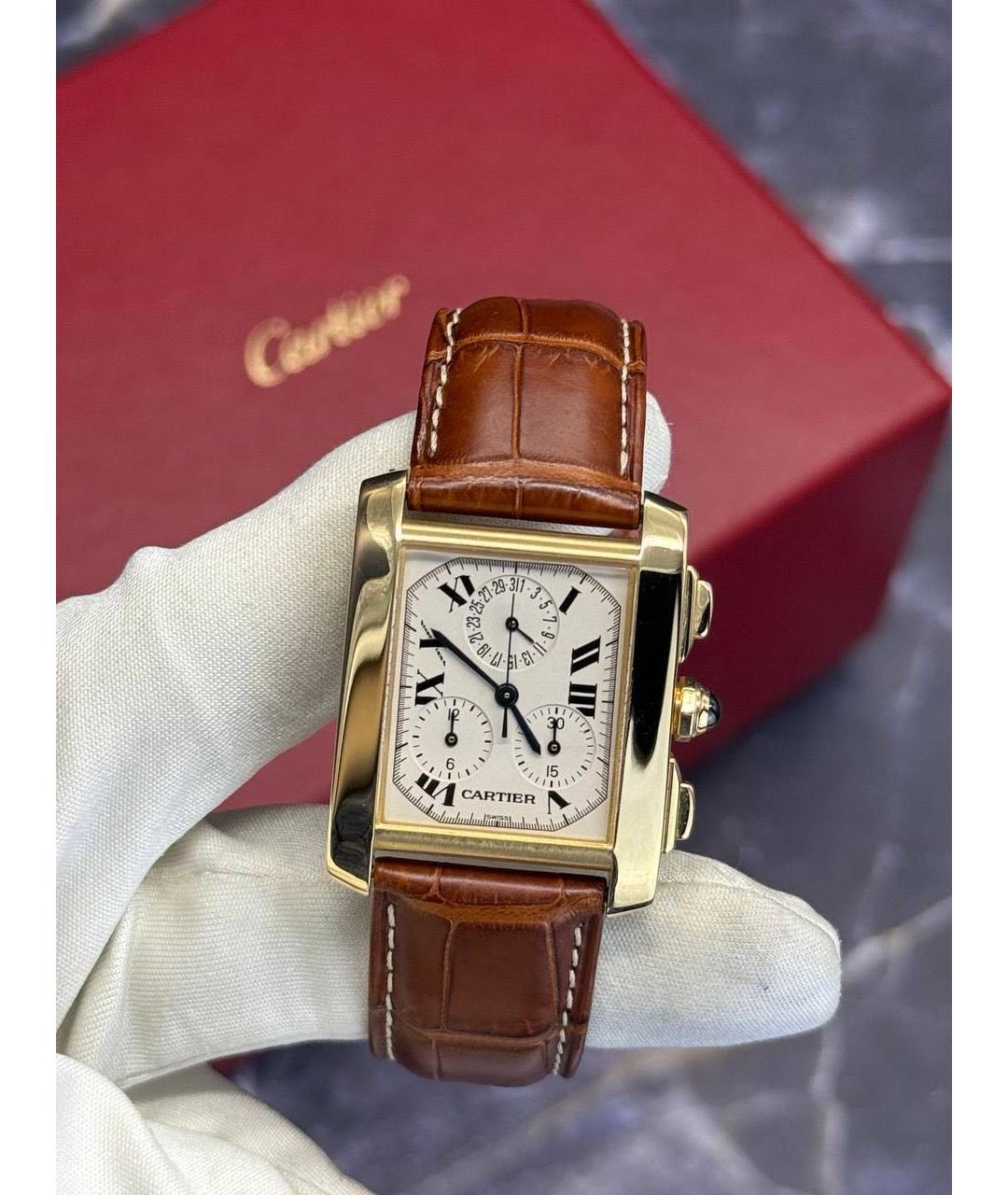 CARTIER Золотые часы из желтого золота, фото 7