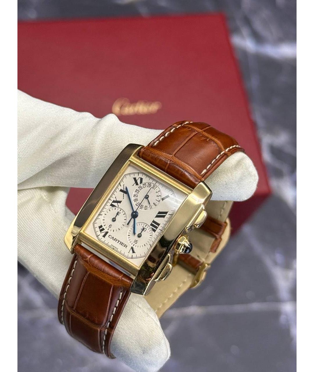 CARTIER Золотые часы из желтого золота, фото 6