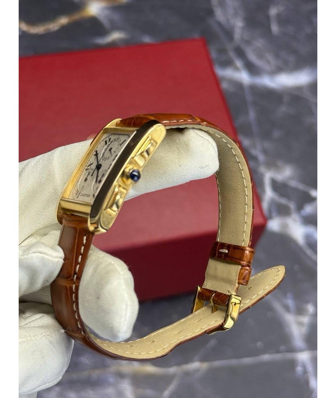 CARTIER Золотые часы из желтого золота, фото 3