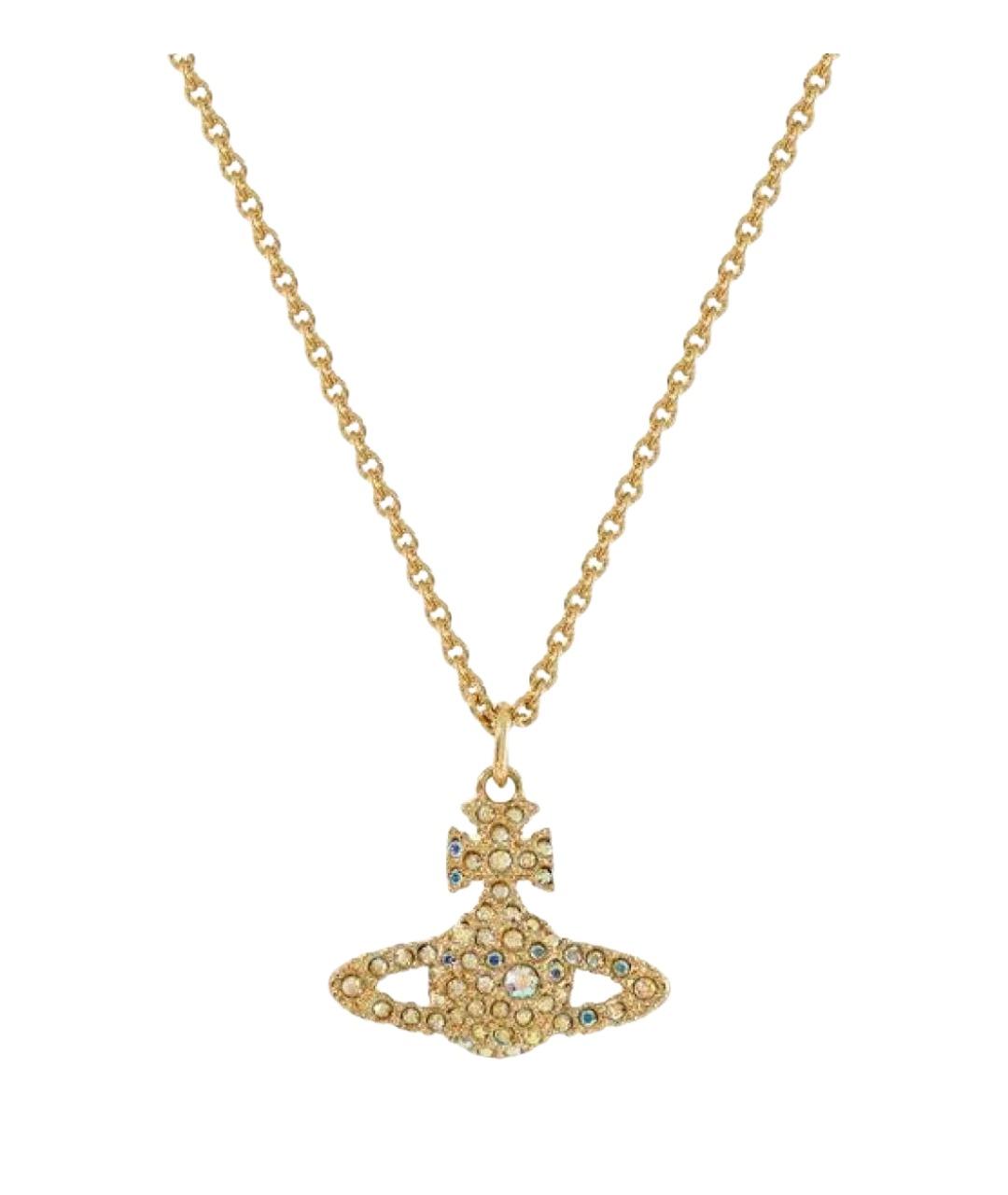 VIVIENNE WESTWOOD Золотой латунный кулон, фото 1