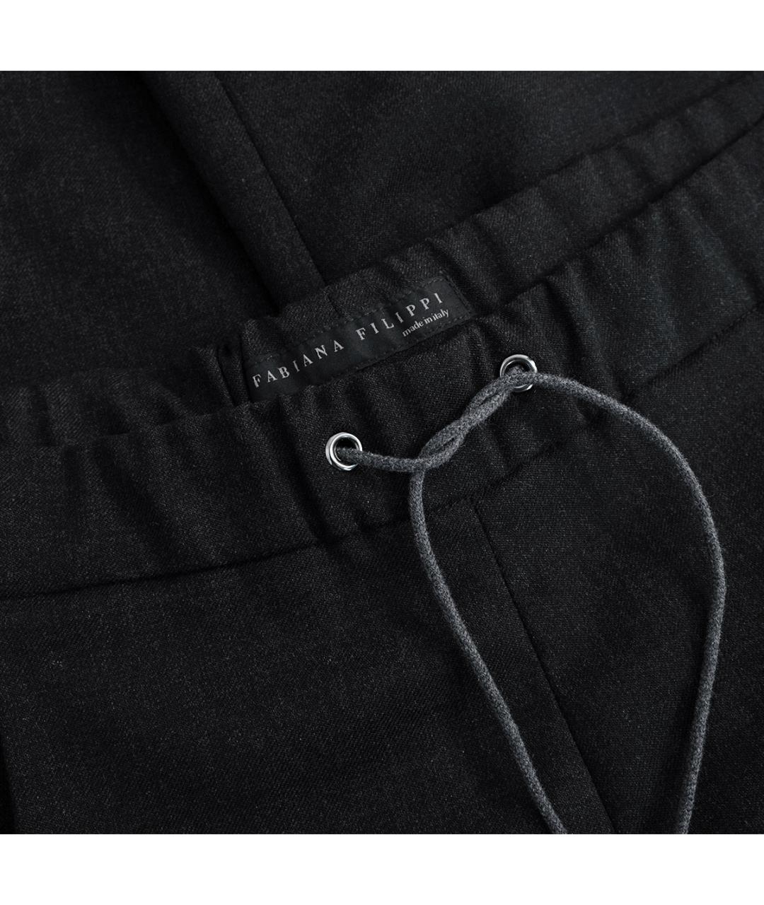 FABIANA FILIPPI Серый шерстяной костюм с брюками, фото 9