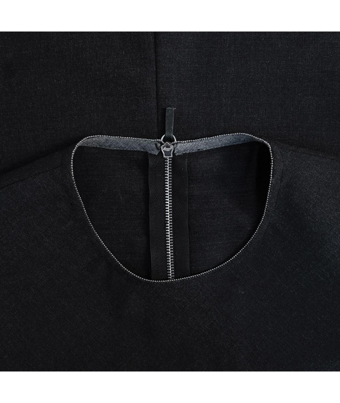 FABIANA FILIPPI Серый шерстяной костюм с брюками, фото 6