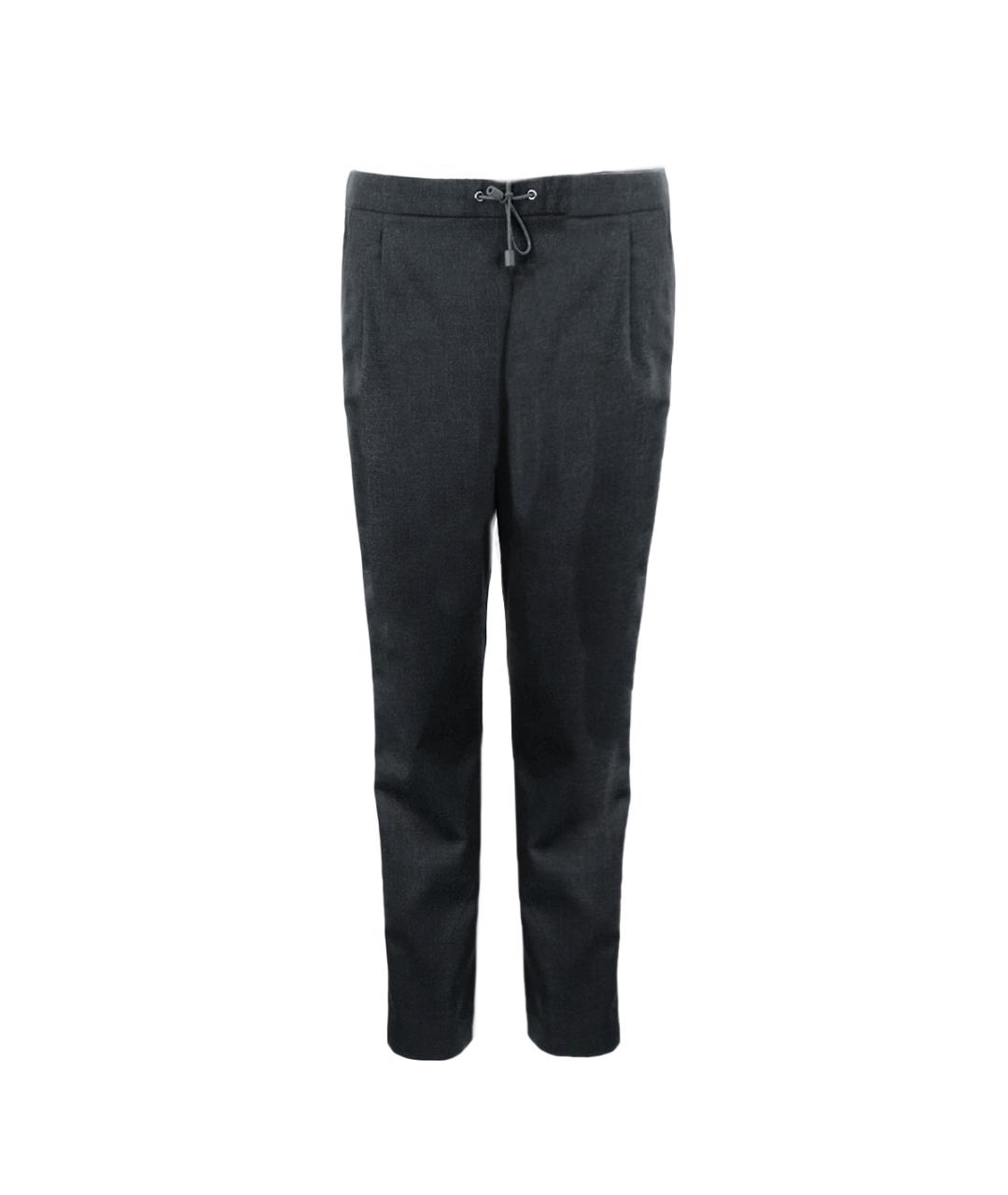 FABIANA FILIPPI Серый шерстяной костюм с брюками, фото 4