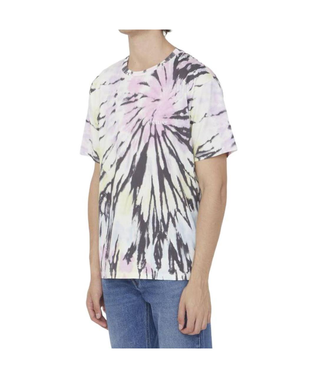 CELINE Мульти хлопковая футболка, фото 6