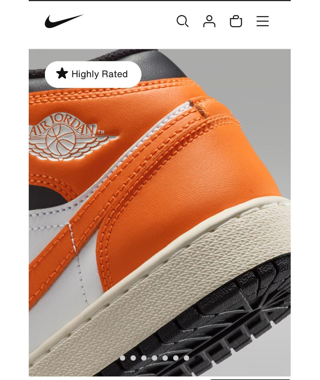 NIKE Белые кожаные кеды, фото 5